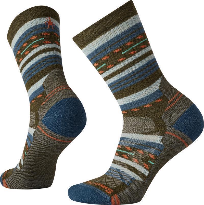 Hike Light Cushion Margarita Crew Socks - Womens - Military Olive 1