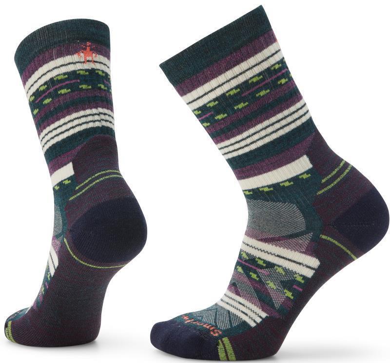 Hike Light Cushion Margarita Crew Socks - Womens - Twilight Blue 1