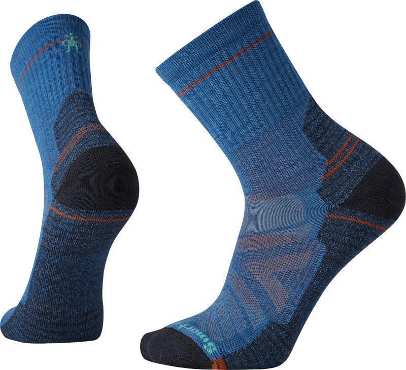 Hike Light Cushion Mid Crew Socks - Mens - Neptune Blue 1