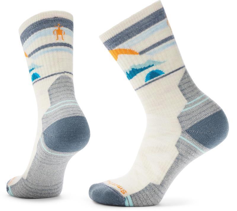 Hike Light Cushion Mountain Moon Crew Socks - Womens - Moonbeam 1