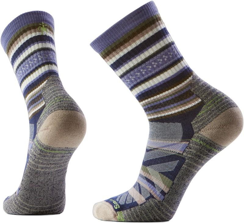 Hike Light Cushion Panorama Crew Socks - Mens - nightfall blue 1