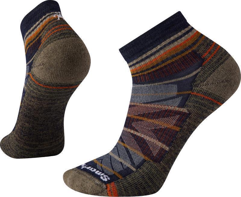 Hike Light Cushion Pattern Ankle Socks - Mens - Deep Navy 1