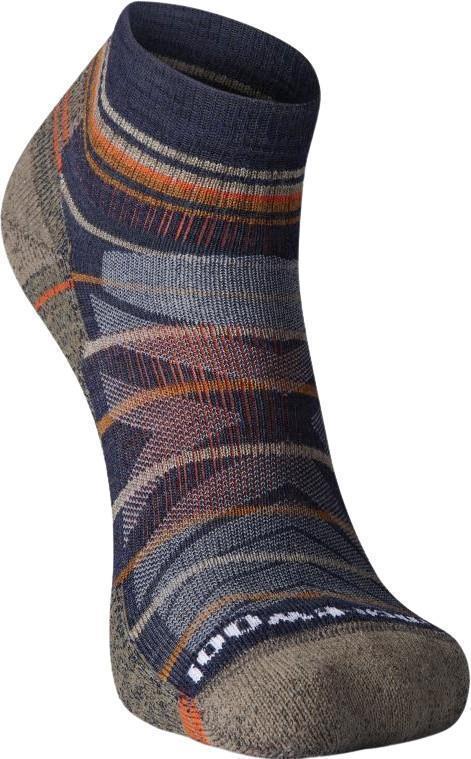 Hike Light Cushion Pattern Ankle Socks - Mens - Deep Navy 2