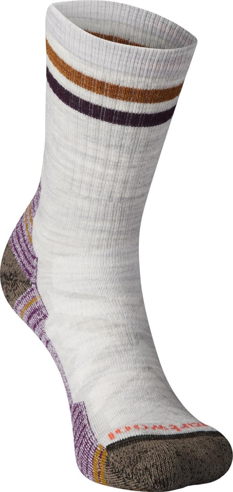 Hike Light Cushion Tube Stripe Crew Socks - Womens - Ash 2