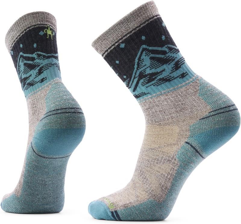Hike Light Cushion Valley View Crew Socks - taupe / natural marl 1