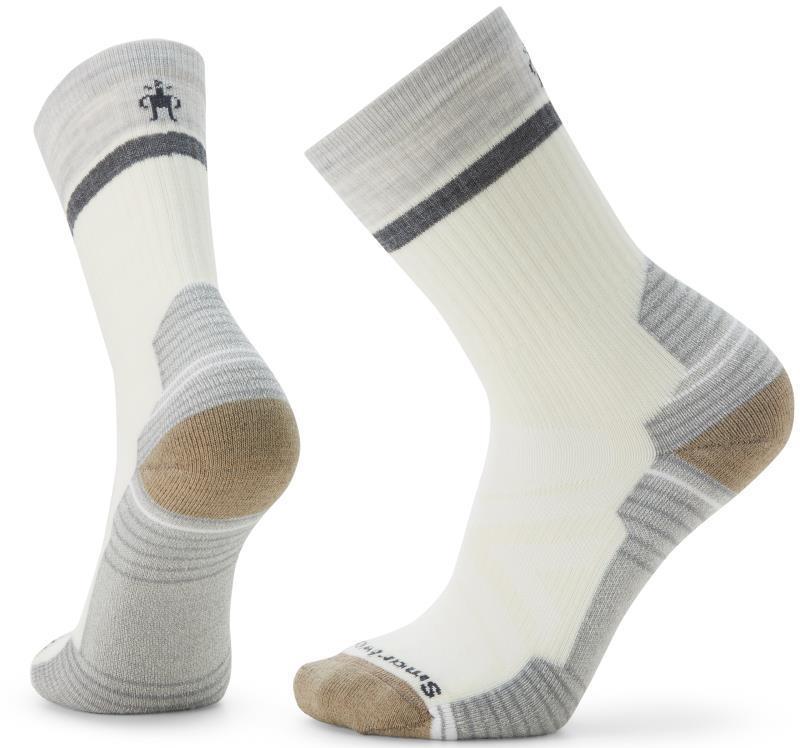 Hike Light Cushion Winding Trail Crew Socks - Mens - Natural 1