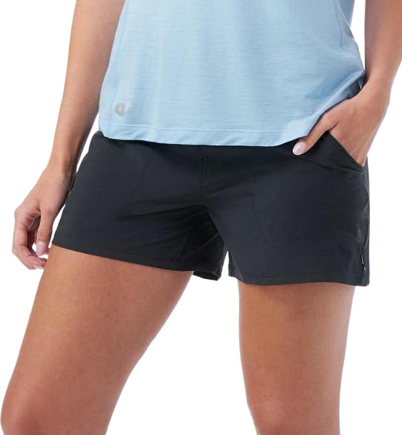 Hike Shorts, 4" Inseam - Womens - black 1