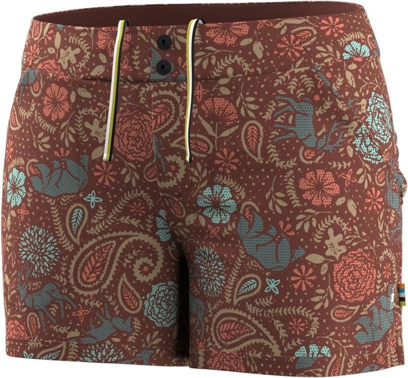 Hike Shorts, 4" Inseam - Womens - burnt sienna paisley 1
