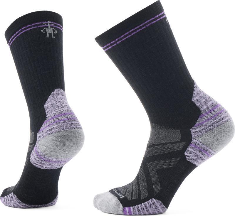Hike Targeted Cushion Crew Socks - Womens - Black 1