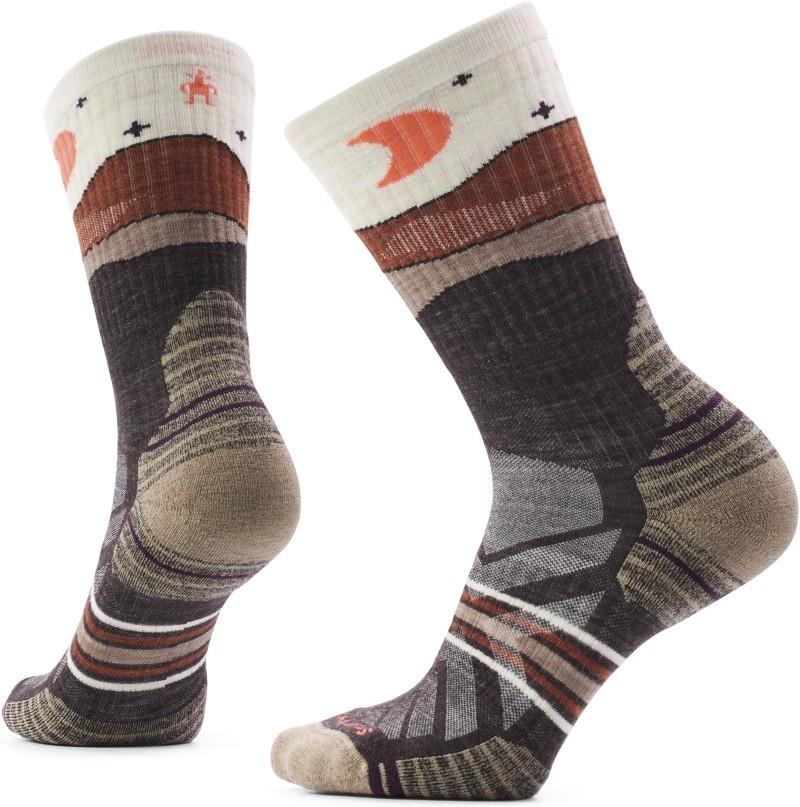 Hike Targeted Cushion Lunar Trek Crew Socks - Womens - chestnut 1