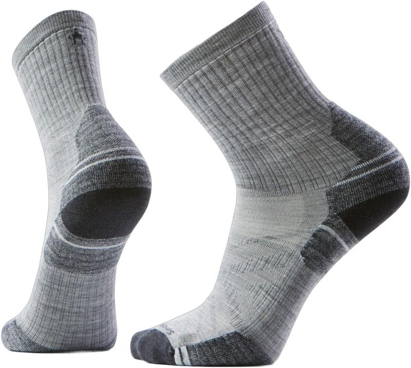 Hike Targeted Cushion Mid Crew Socks - Mens - light gray 1