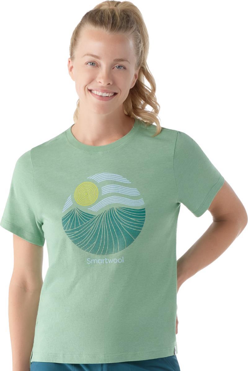 Horizon View Graphic SS Tee - Womens - Honey Dew 2