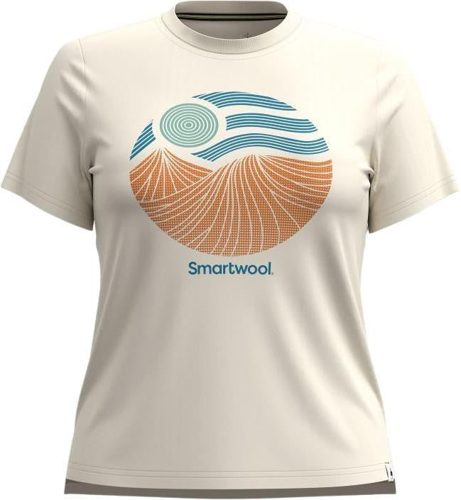 Horizon View Graphic SS Tee - Womens - almond 1