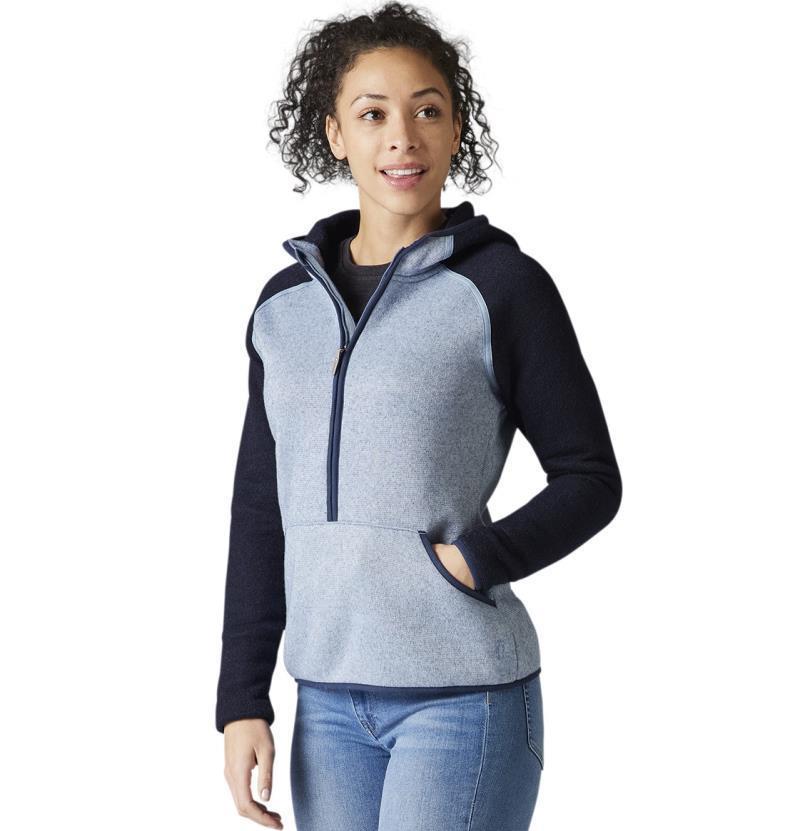 Hudson Trail Fleece Anorak - Womens - storm blue 1