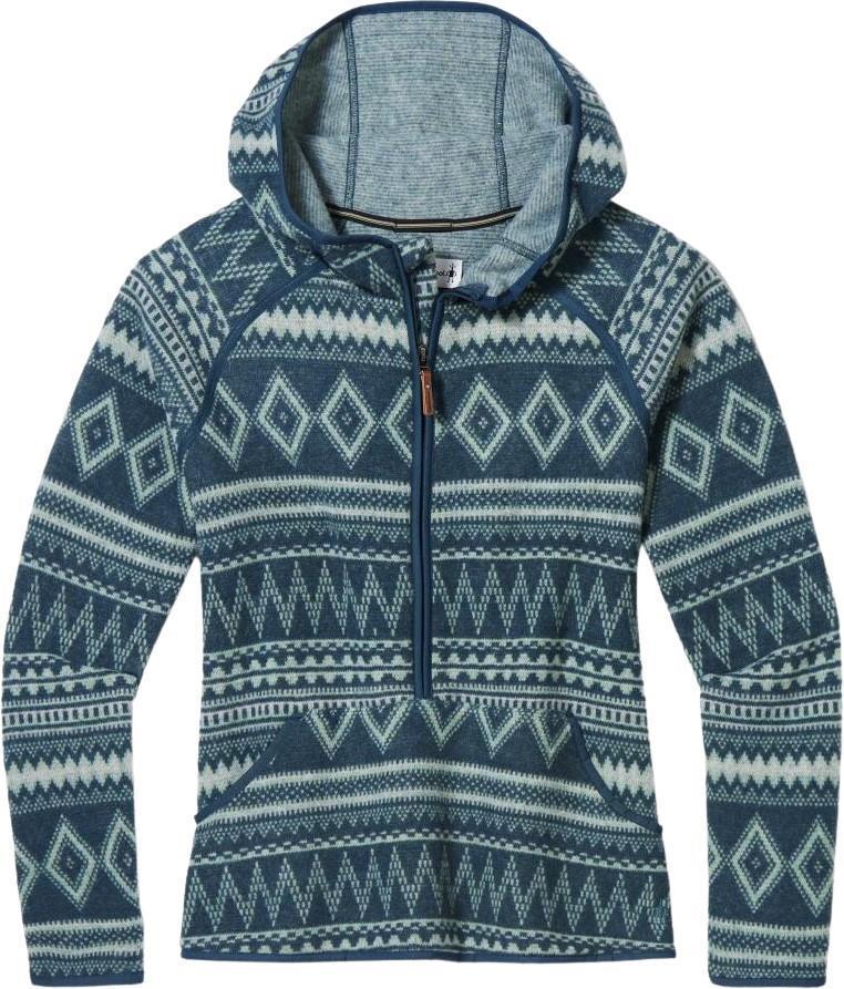 Hudson Trail Fleece Anorak - Womens - twilight blue fairisle 1