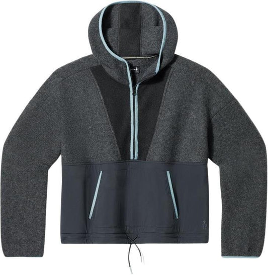 Hudson Trail Fleece Cropped Hoodie - Womens - Black 1