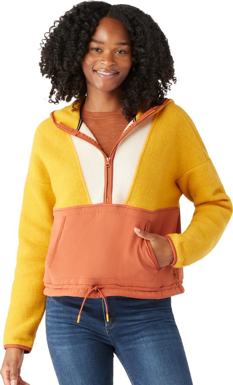 Hudson Trail Fleece Cropped Hoodie - Womens - Honey Gold 2
