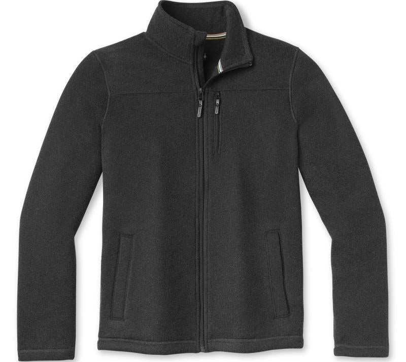 Hudson Trail Fleece Full Zip Jacket - Mens - Dark Charcoal 1