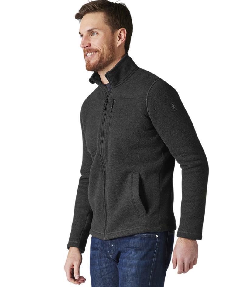 Hudson Trail Fleece Full Zip Jacket - Mens - Dark Charcoal 2