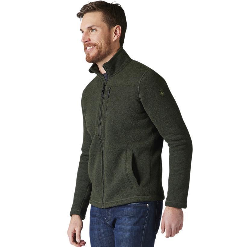 Hudson Trail Fleece Full Zip Jacket - Mens - Dark Sage 2