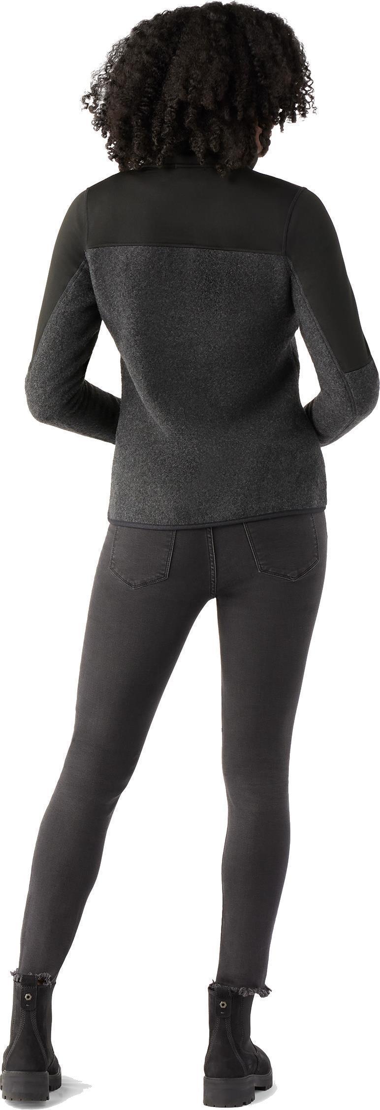 Hudson Trail Fleece Full Zip - Womens - Charcoal Heather 3