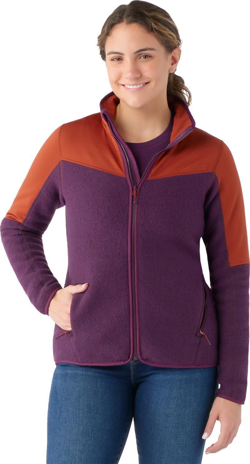Hudson Trail Fleece Full Zip - Womens - Eggplant Heather 2