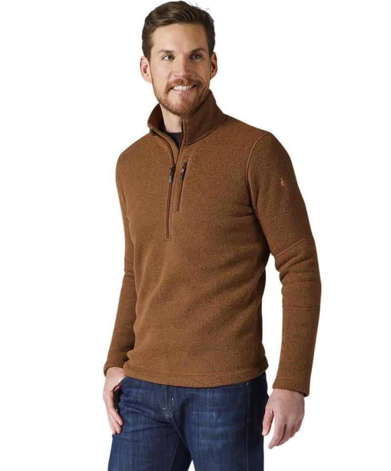 Hudson Trail Fleece Half Zip Sweater - Mens - Acorn 2