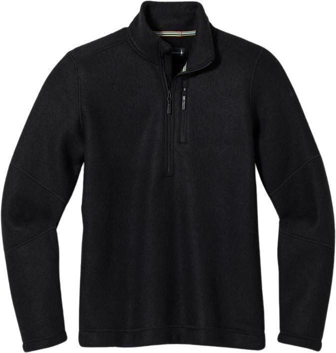 Hudson Trail Fleece Half Zip Sweater - Mens - Black 1