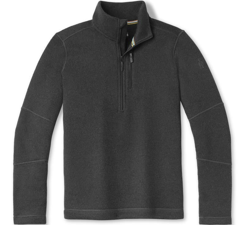 Hudson Trail Fleece Half Zip Sweater - Mens - Dark Charcoal 1