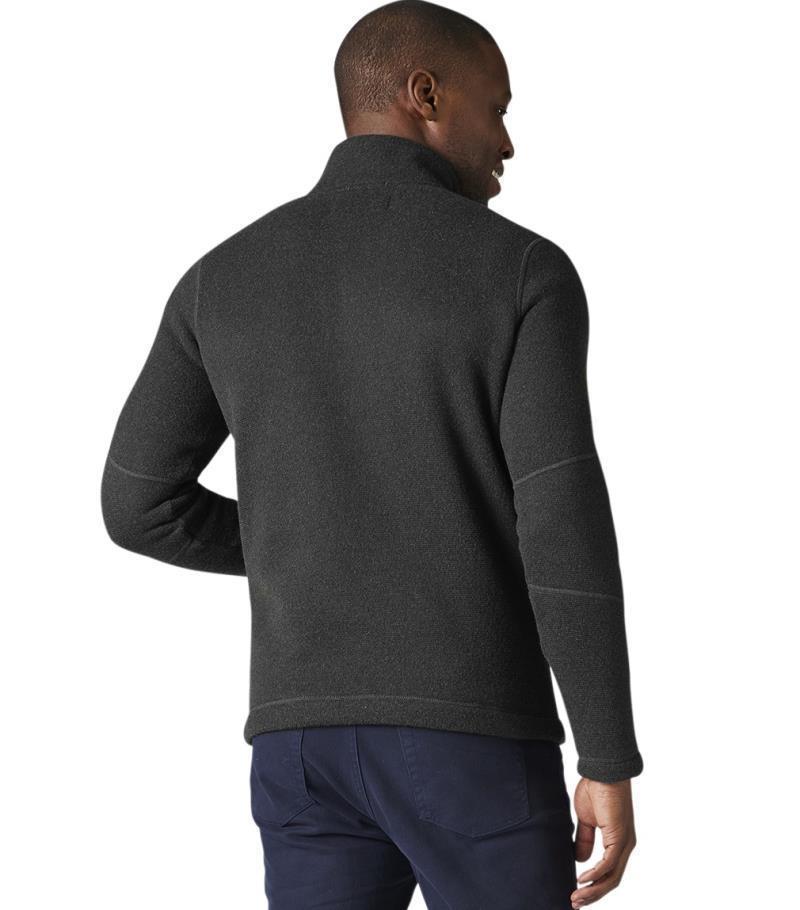 Hudson Trail Fleece Half Zip Sweater - Mens - Dark Charcoal 3