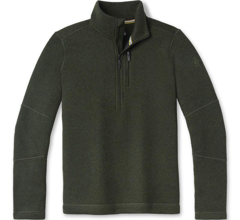 Hudson Trail Fleece Half Zip Sweater - Mens - Dark Sage 1