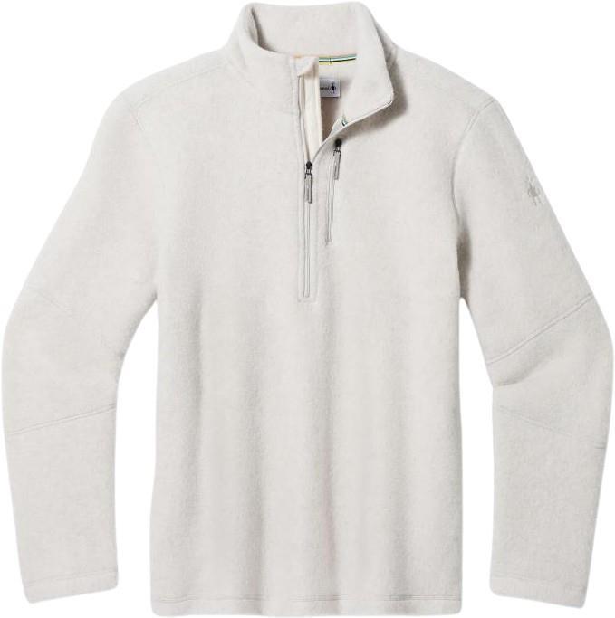Hudson Trail Fleece Half Zip Sweater - Mens - Light Gray Heather 1