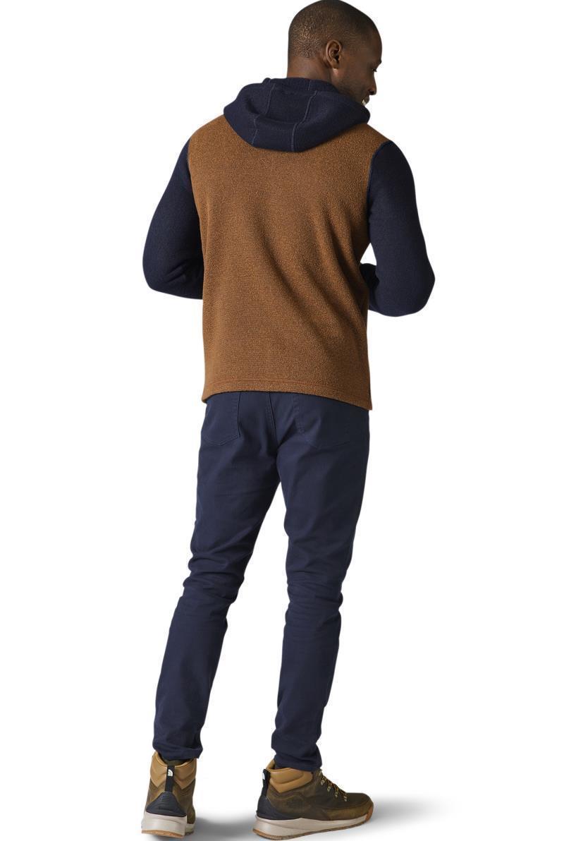 Hudson Trail Fleece Hoodie - Mens - Acorn / Deep Navy 3
