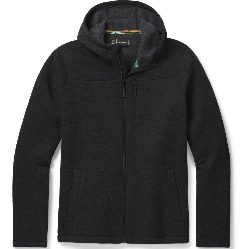 Hudson Trail Fleece Hoodie - Mens - Dark Charcoal 1