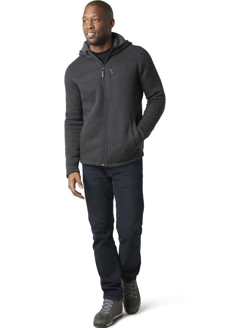 Hudson Trail Fleece Hoodie - Mens - Dark Charcoal 2