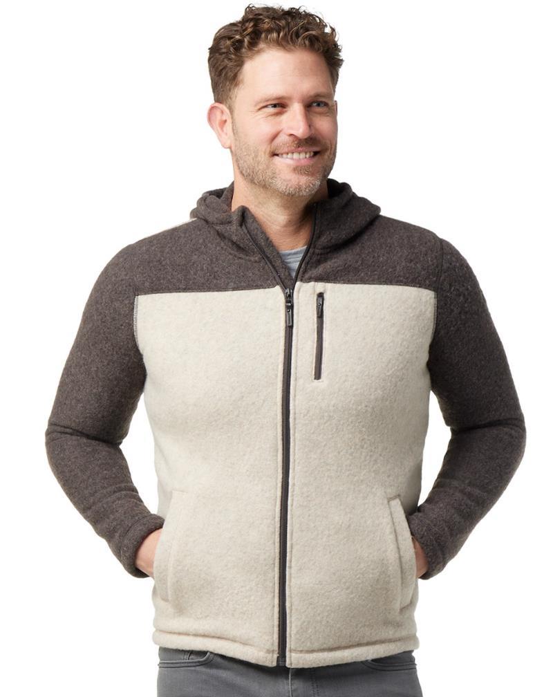 Hudson Trail Fleece Hoodie - Mens - Shale / Dune 2