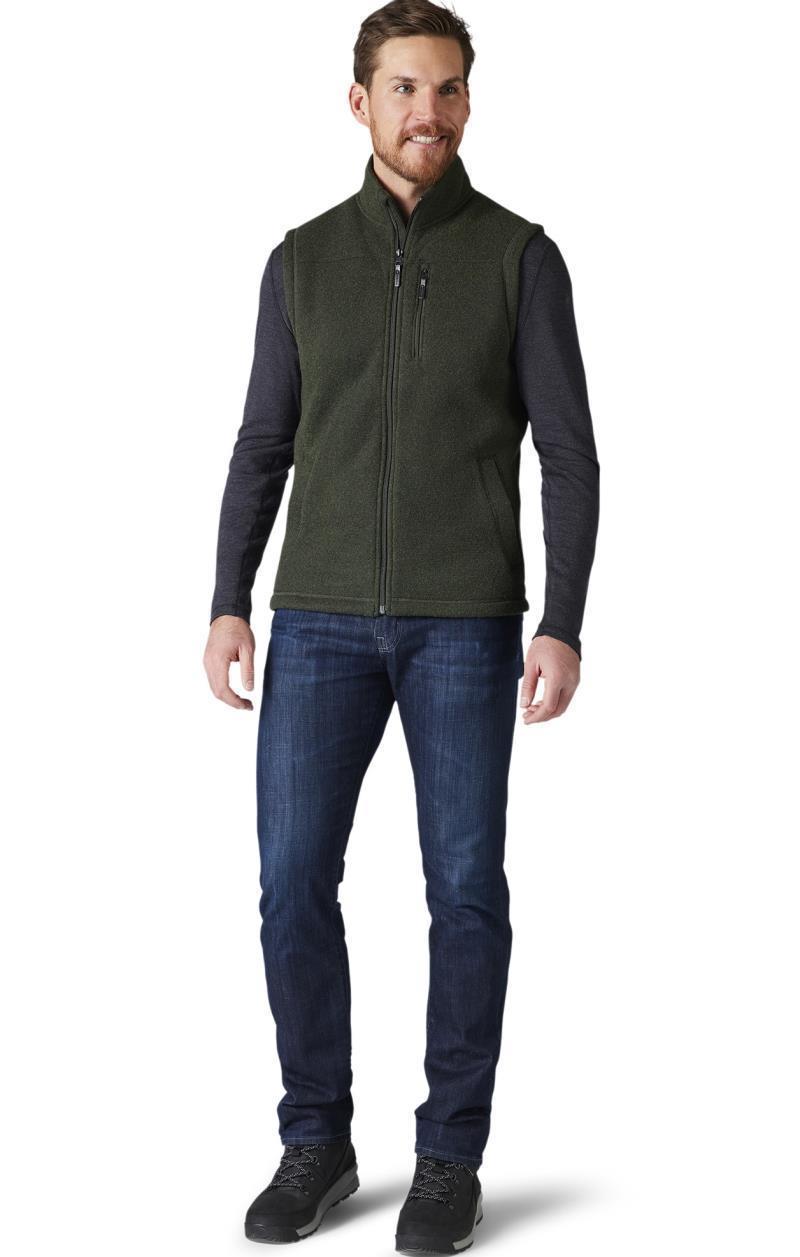 Hudson Trail Fleece Vest - Mens - Dark Sage 2