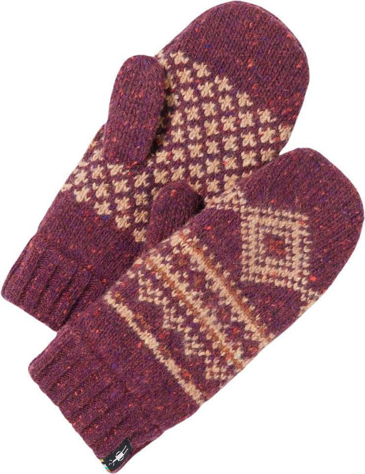 Hudson Trail Nordic Mittens - Eggplant 1