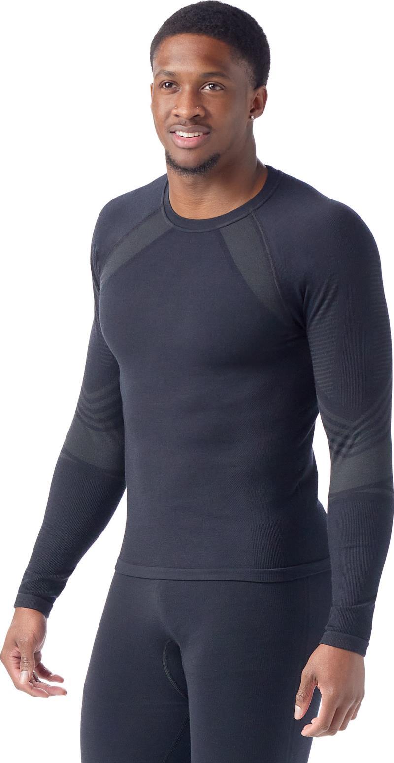 Intraknit Active Base Layer Crew - Mens - Black / Black 1