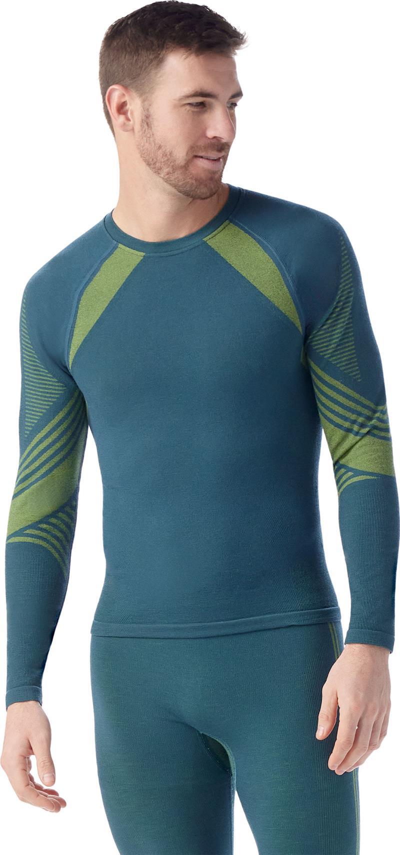 Intraknit Active Base Layer Crew - Mens - Twilight Blue 1