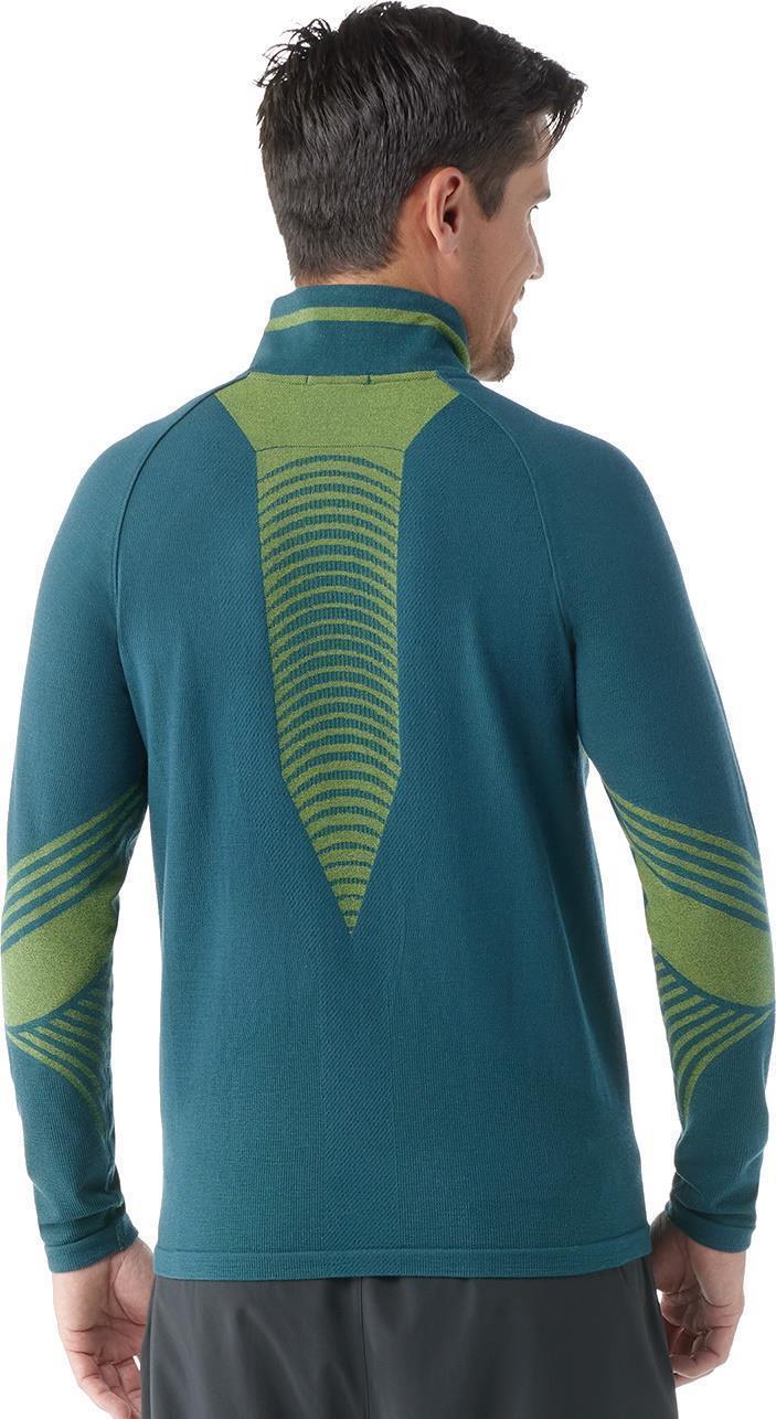 Intraknit Active Full Zip Jacket - Mens - Twilight Blue / Limeade 2