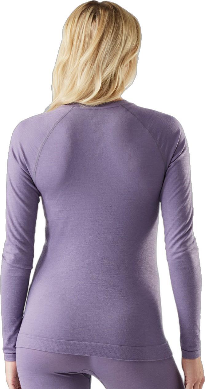 Intraknit All-Season Merino Base Layer Crew - Womens - purple storm 1