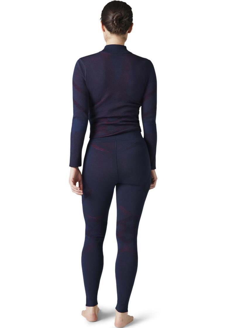 Intraknit Merino 200 Bottoms - Womens - Deep Navy / Pomegranate 3