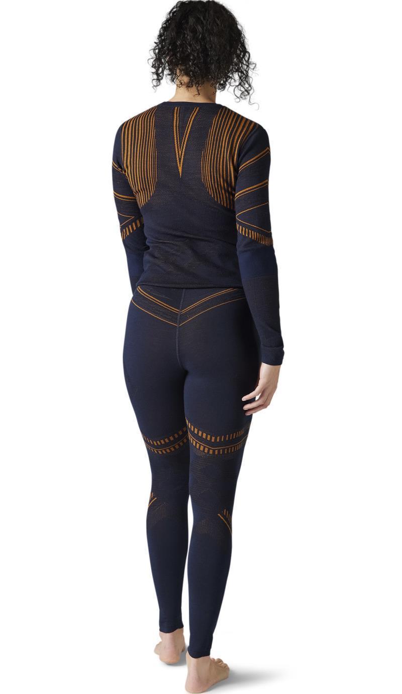 Intraknit Merino 200 Pattern Bottoms - Womens - deep navy mountain warrior 1