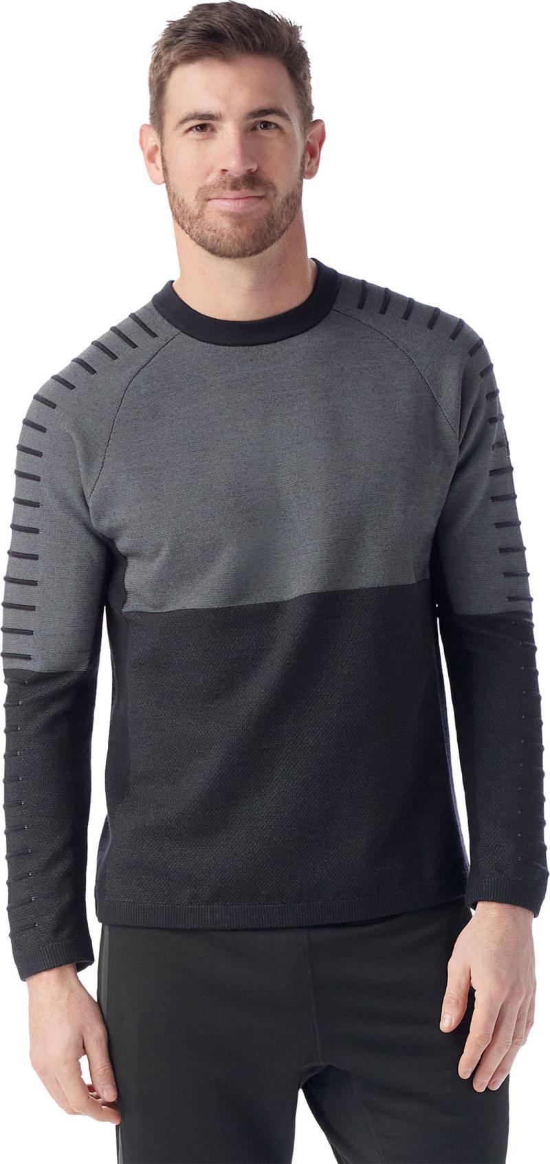 Intraknit Merino Fleece Crew - Mens - Black 1