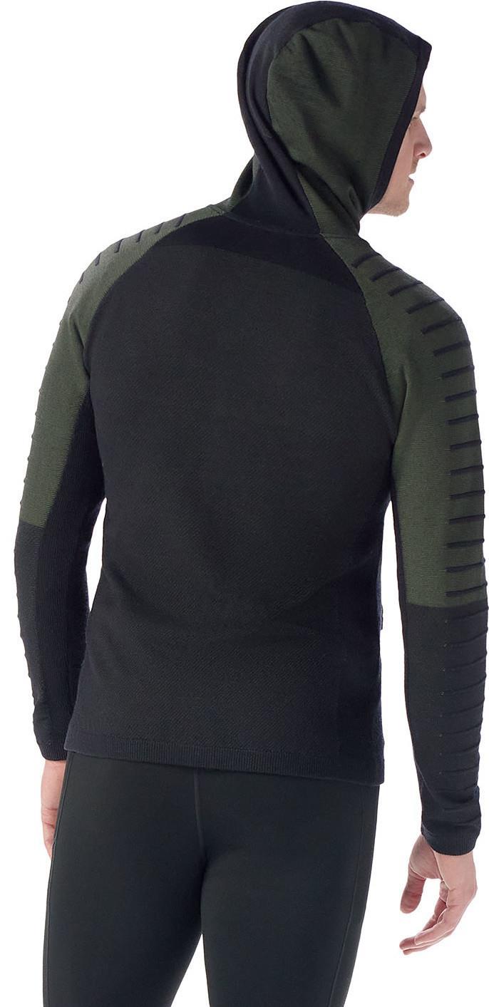 Intraknit Merino Fleece Full Zip Hoodie - Mens - Fern Green 2