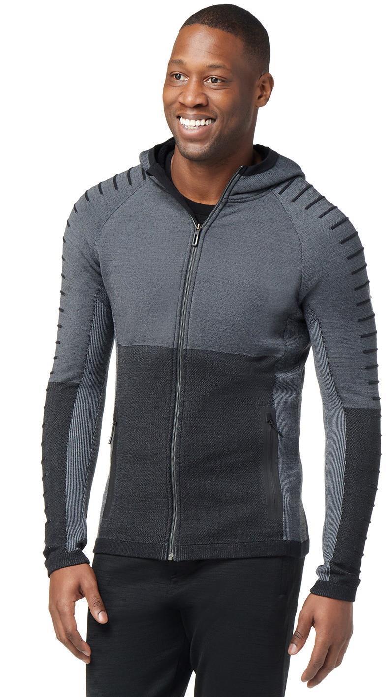 Intraknit Merino Fleece Hoodie - Mens - Black 2