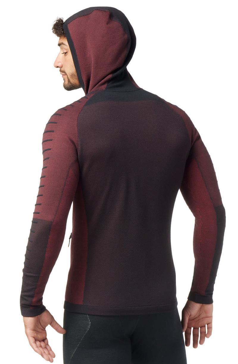 Intraknit Merino Fleece Hoodie - Mens - Rhythmic Red 3