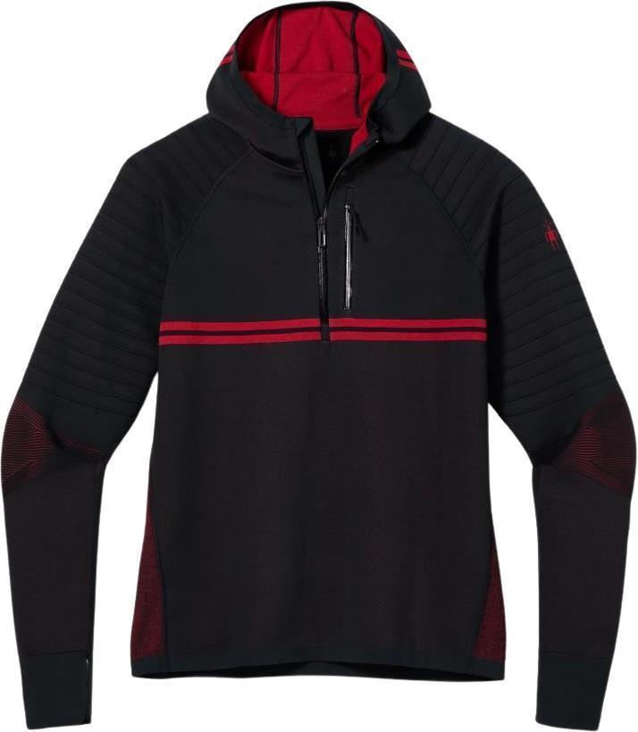 Intraknit Merino Tech 1/2 Zip Hoodie - Mens - Black 1