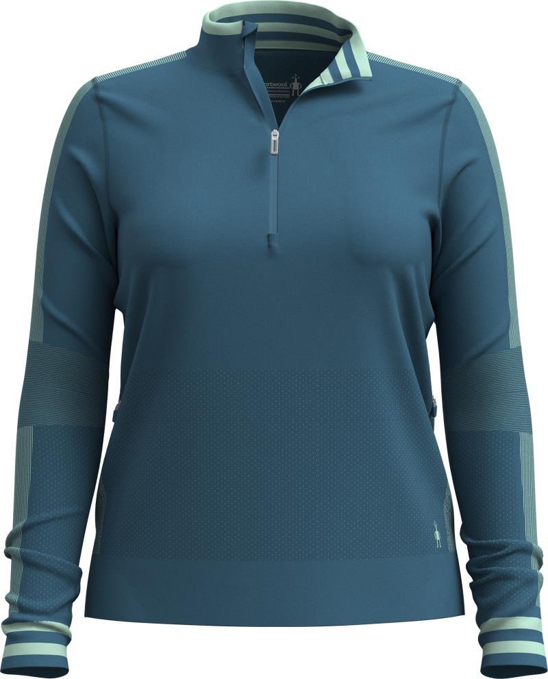 Intraknit Merino Tech 1/2 Zip - Womens - Twilight Blue 1
